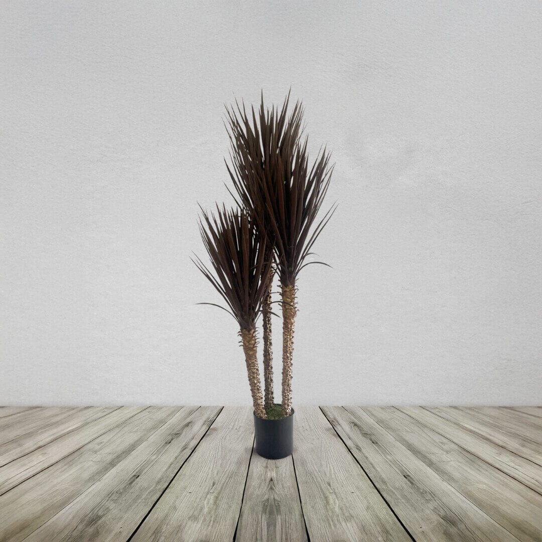 Triple Stem Yukka Artificial Tree Plant – The Black Farmer