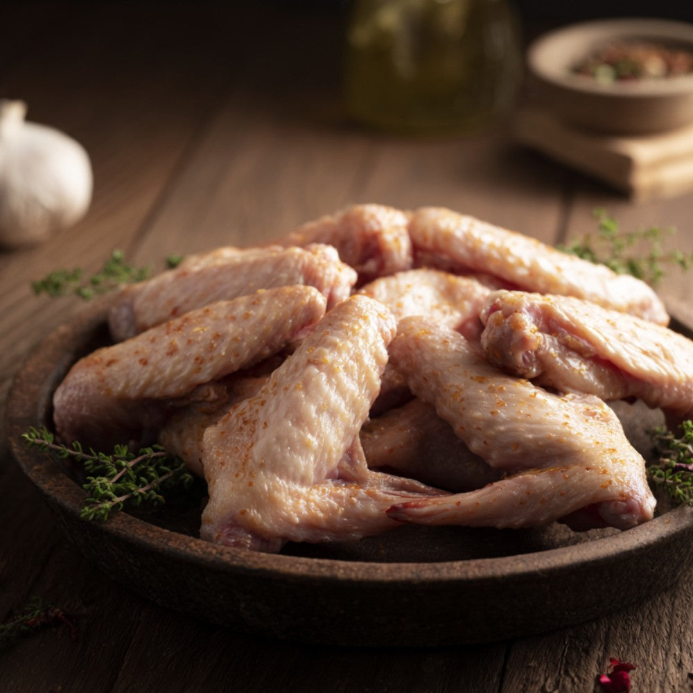 Free Range Chicken Wings - Various Flavours (500g)