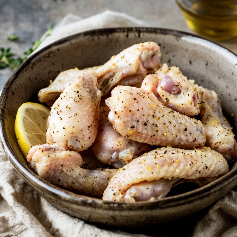 Free Range Chicken Wings - Various Flavours (500g)