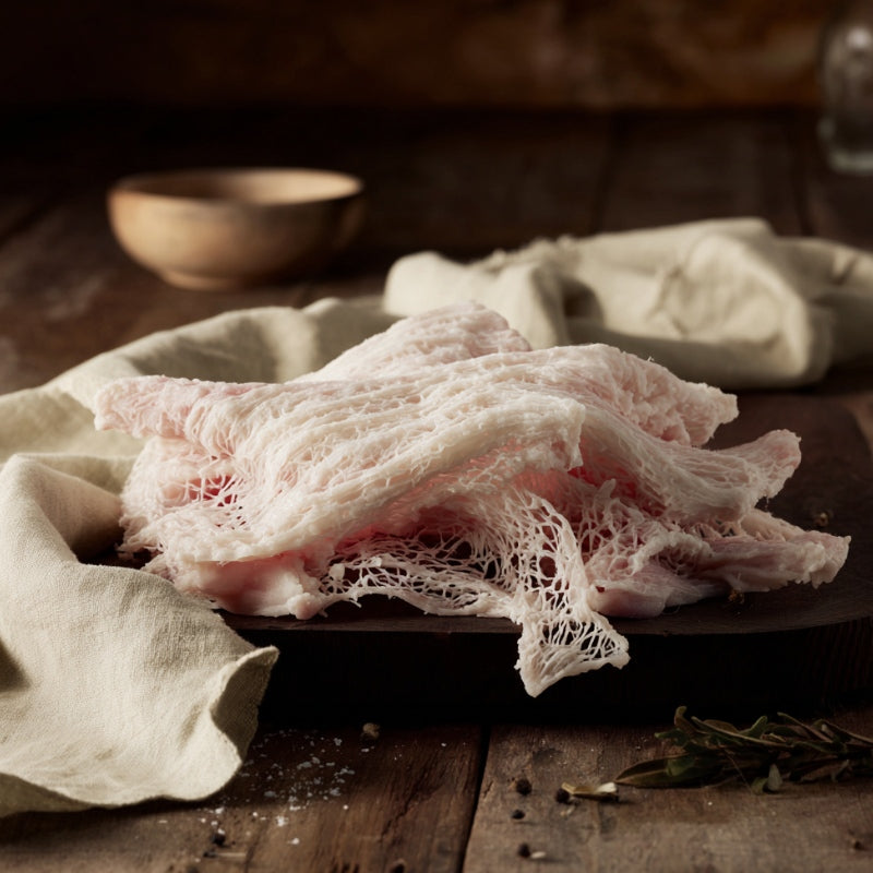 Fresh Pig Caul from British pork, traditional caul fat for wrapping meats – The Black Farmer