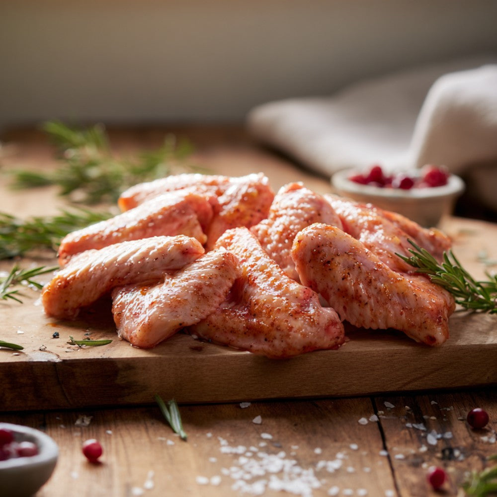 Free Range Chicken Wings - Various Flavours (500g)