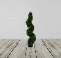 Spiral Cedar Artificial Topiary Tree