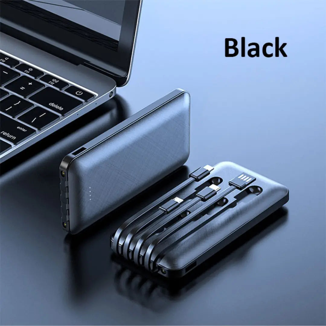 Power banks with 3-in-1 Charging Cables 10,000 MAHÃ‚Â 
