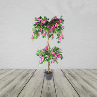 140cm EXTRA LARGE Artificial Flowering Rhododendron Bush Tree