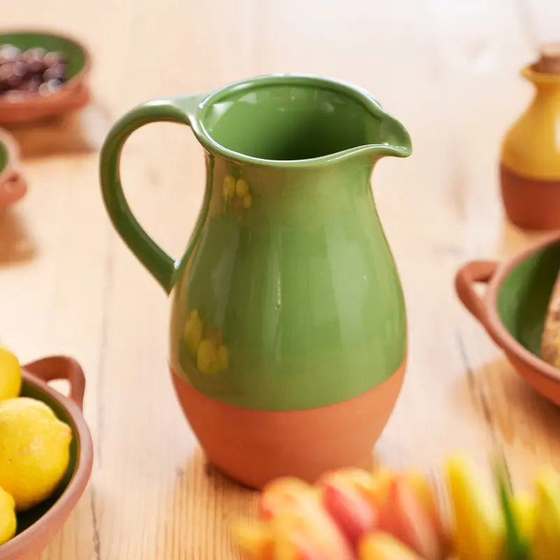 Sintra Glazed Terracotta Jug