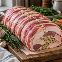 3 Bird Roast - Turkey, Chicken & Duck - Free Range - Bacon Topped & Stuffed