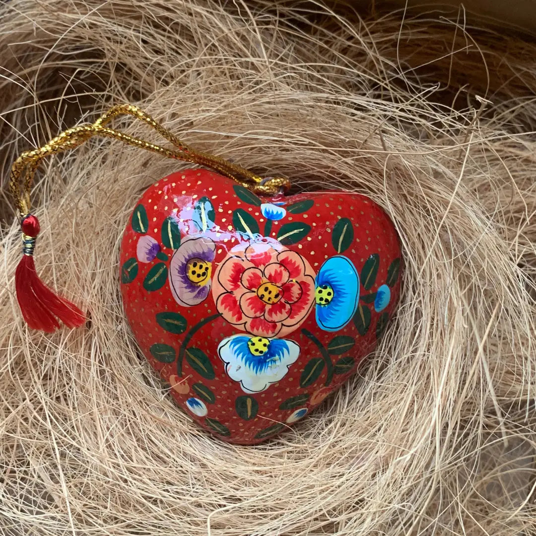 Handmade Hanging Heart Decoration