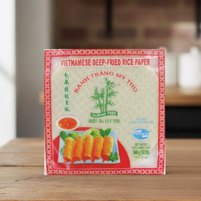 Bt Rice Paper Bamboo Tree Vietnamese Rice Paper 22cm 340g | Spring Roll Wraps – The ...