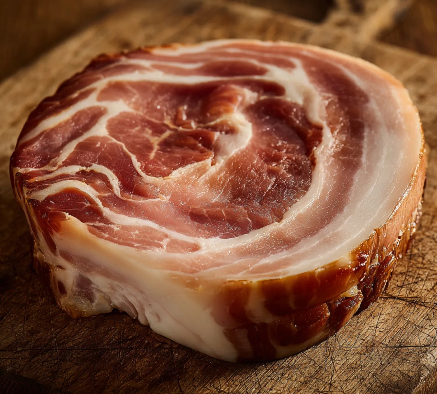 Rind On Unsmoked Middle Bacon from The Black Farmer – premium British pork slices, 300g pack