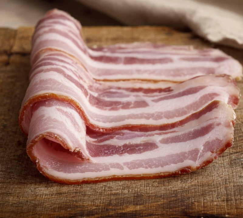 Rind On Unsmoked Streaky Bacon – Premium British Pork by The Black Farmer