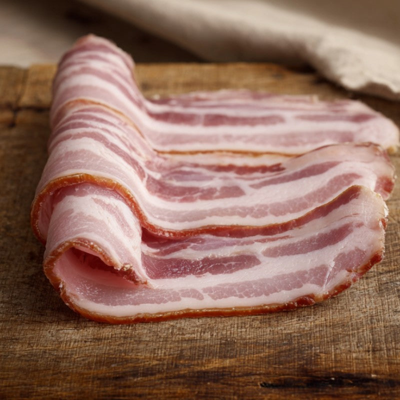 Rind On Unsmoked Streaky Bacon – Premium British Pork by The Black Farmer