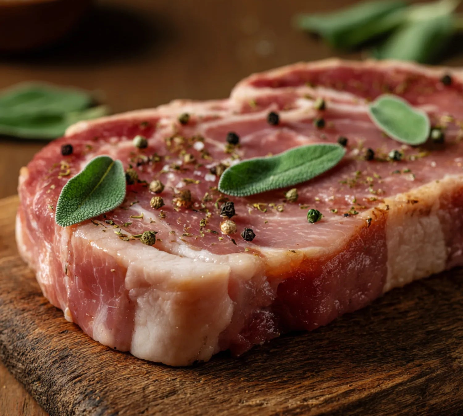 The Black Farmer Bacon Steak Unsmoked – 2 thick-cut 100g British pork steaks, perfect for grilling or frying.
