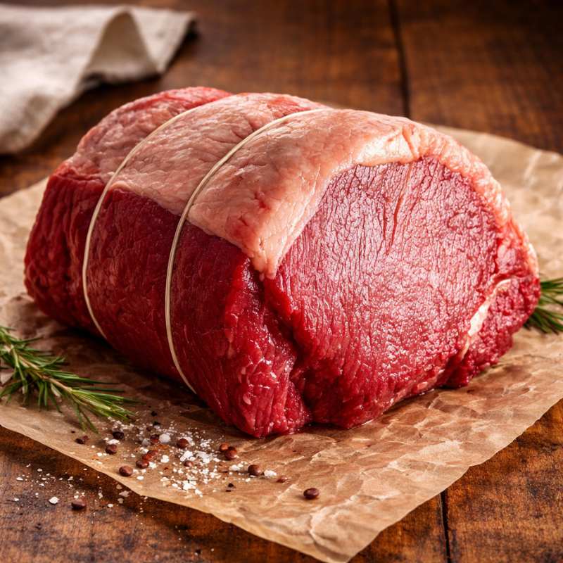 Boneless Beef Rump Top Roast from The Black Farmer – premium British beef joint for roasting, grilling or stewing