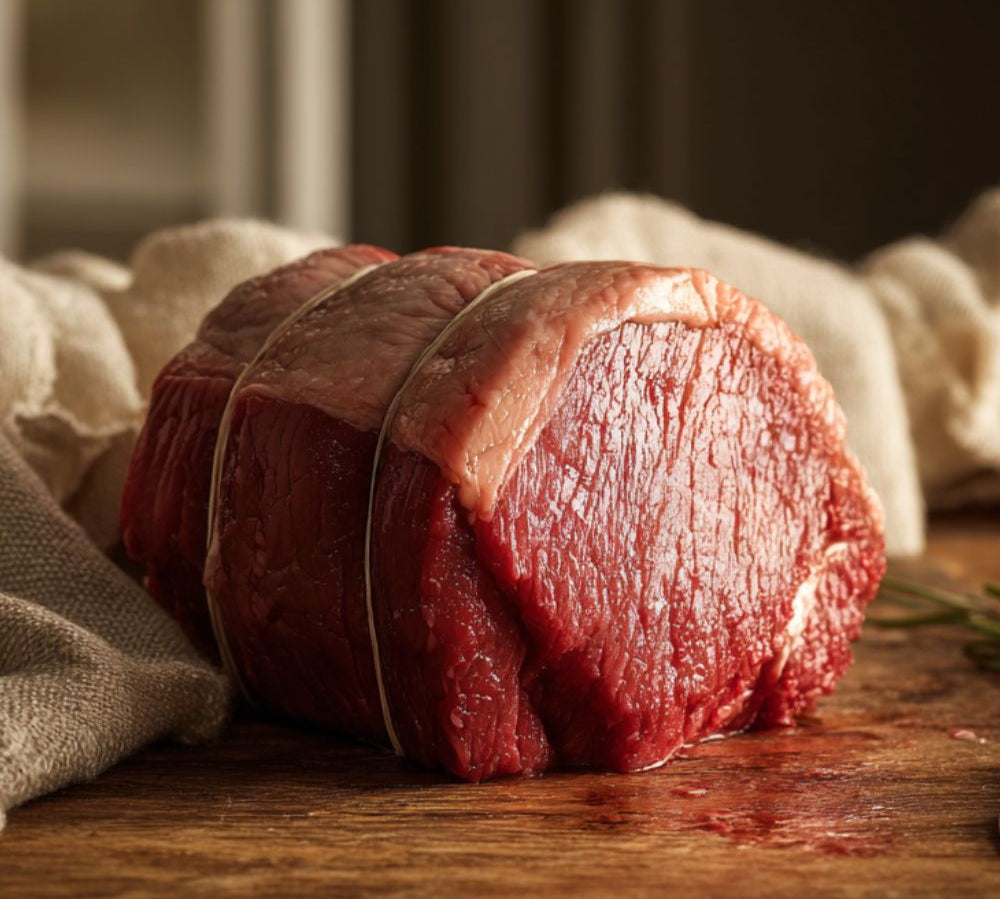 Boneless Beef Rump Top Roast from The Black Farmer – premium British beef joint for roasting, grilling or stewing