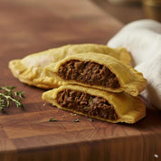 2 x Authentic Caribbean Patties, (180g each) – Choice of Chicken, Jerk, Lamb, Saltfish & Vegetable