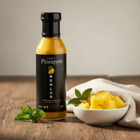 Benlar Sweet Pineapple Pepper Sauce bottle with bright pineapple and mild pepper flavour.