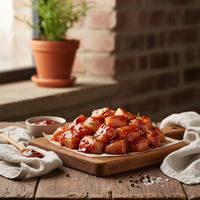 Chicken Breast - Diced, Sticky BBQ