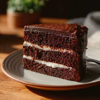 Chocolate and Caramel fudge Cake (Slice)