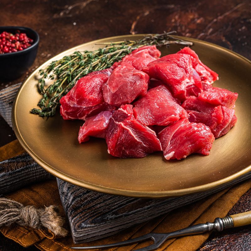 Halal Diced Lamb