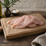 Free Range Chicken Breast Escalope – thin-cut British poultry, fresh and high in protein from The Black Farmer