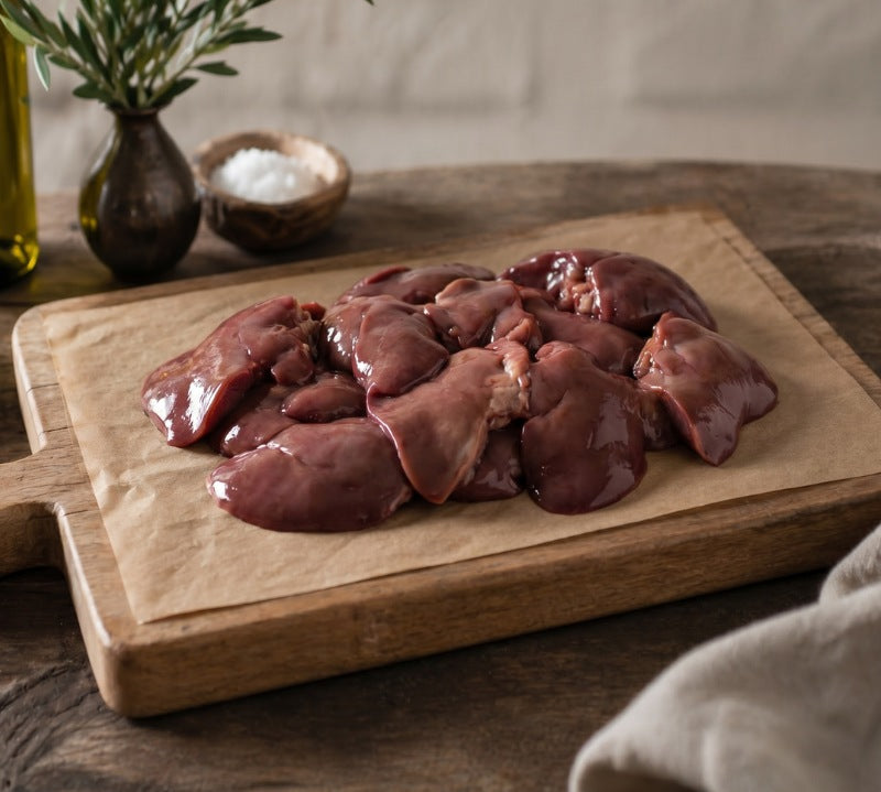 Free Range Chicken Liver (500 g) from The Black Farmer – premium British outdoor-reared poultry liver