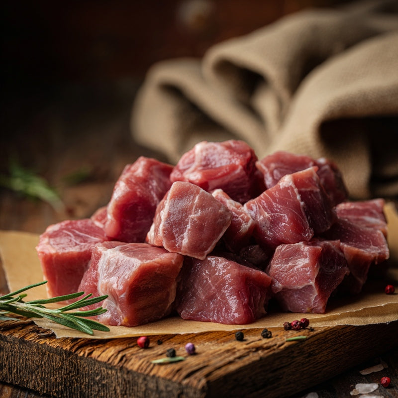 50 blend of tender goat and rich mutton, perfect for stews and curries.