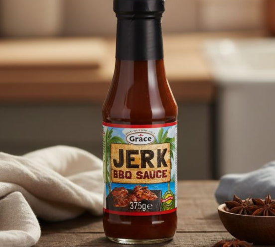 Jamaican mackerel in brine,” “Grace Caribbean fish tin,” “authentic island canned seafood.