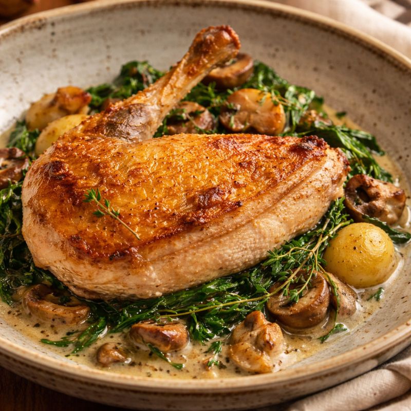 cooked guinea fowl supreme