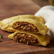 2 x Authentic Caribbean Patties, (180g each) – Choice of Chicken, Jerk, Lamb, Saltfish & Vegetable