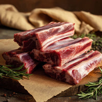 Lamb Ribs 1kg — premium British lamb ribs, tender and meaty, perfect for BBQ or roasting.