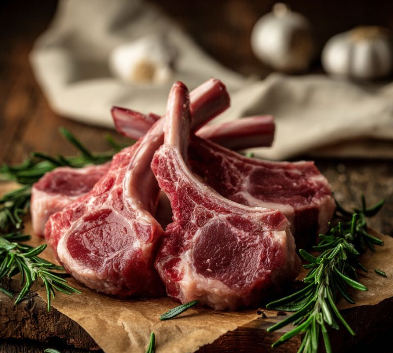 Lamb Special Cutlets — premium British bone-in lamb, perfect for grilling, searing, or roasting.
