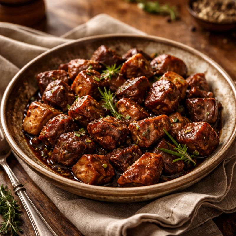 cooked mixed game diced