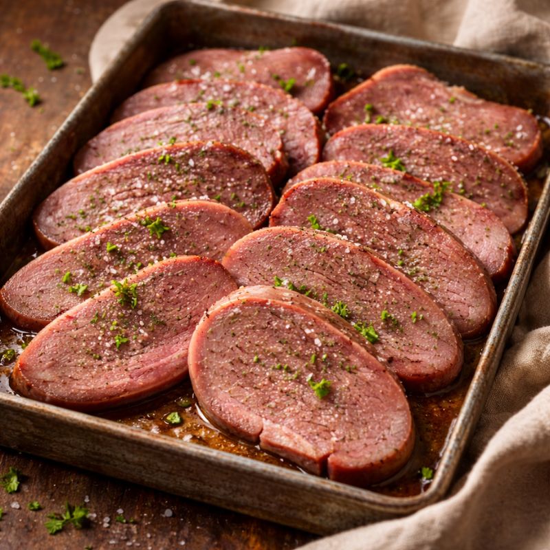 cooked Ox Tongue, Salted, Whole