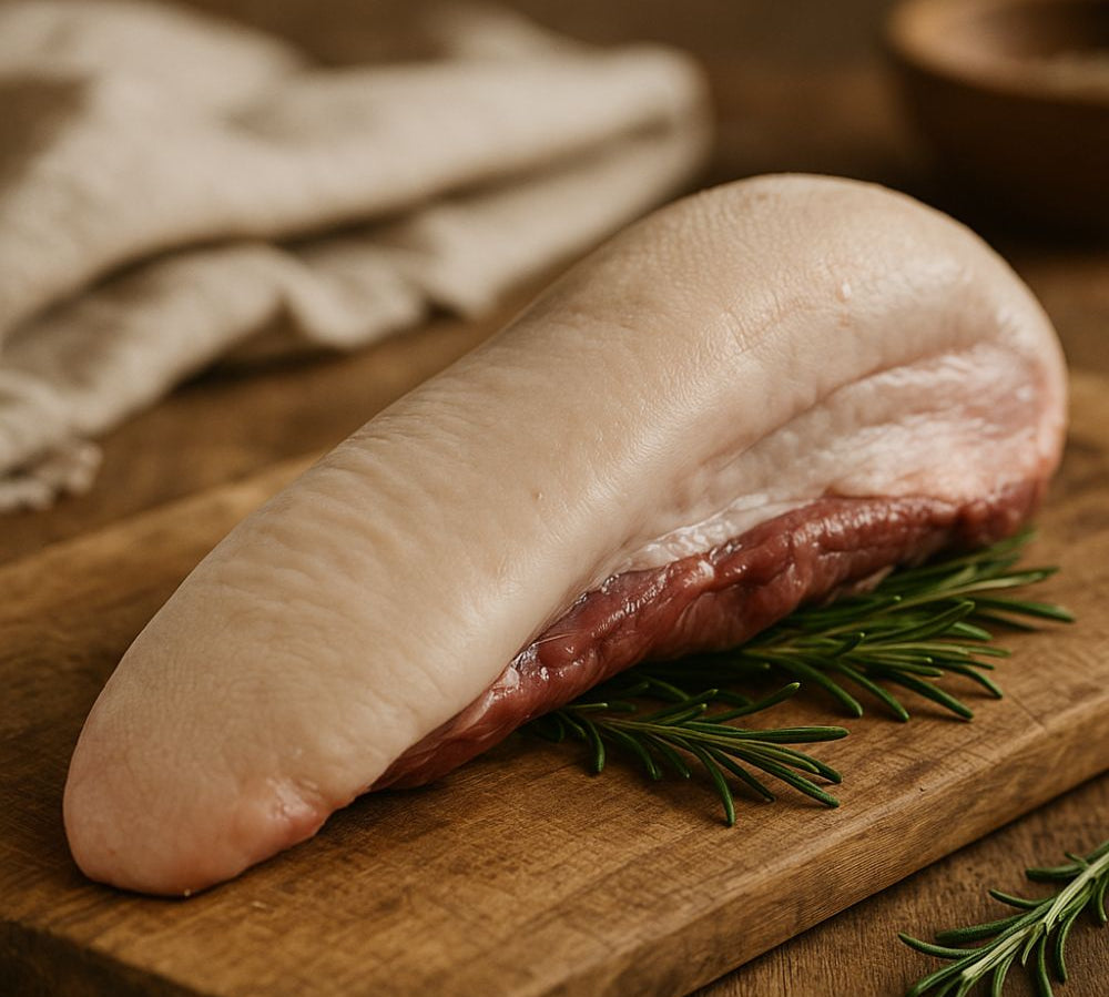 Ox Tongue (1kg) — tender, grass-fed British beef cut, rich in flavour and ideal for slow cooking or slicing cold