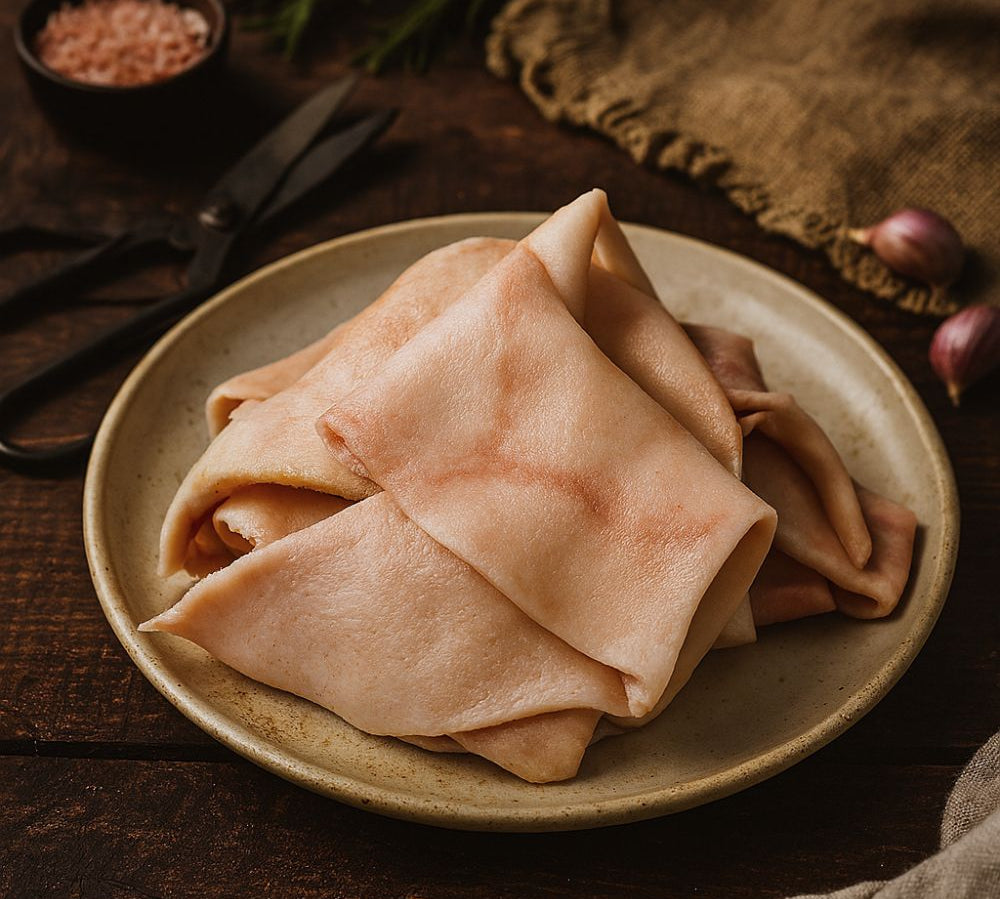 Pork skin from The Black Farmer – premium British cut for roasting, frying or making crisp crackling