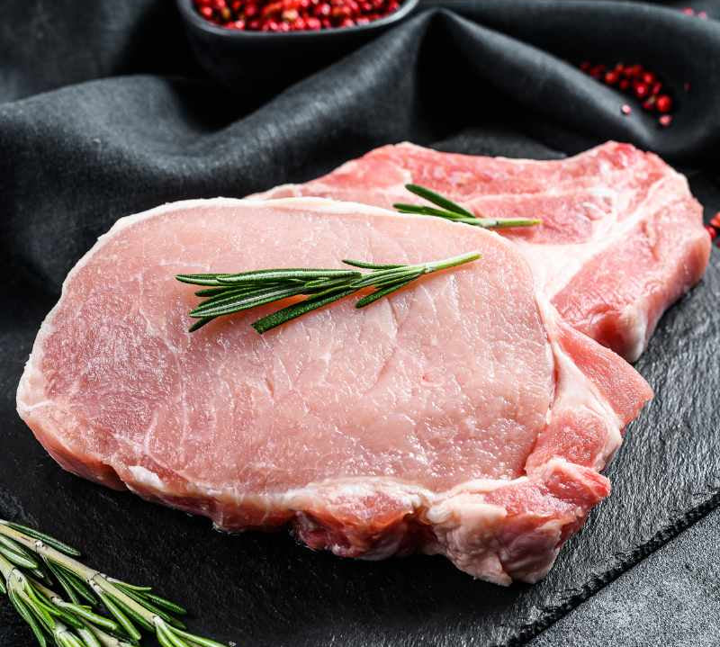 Raw Pork Leg Steaks — fresh, lean British cut from The Black Farmer