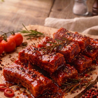 Pork Ribs, Hot and Spicy, Extra Meaty (500g)