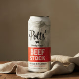 Potts - Beef Stock In a Can - 500ml x2