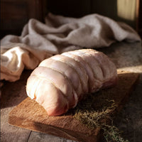Boneless Rolled Turkey Breast Crown – raw, premium British turkey from The Black Farmer