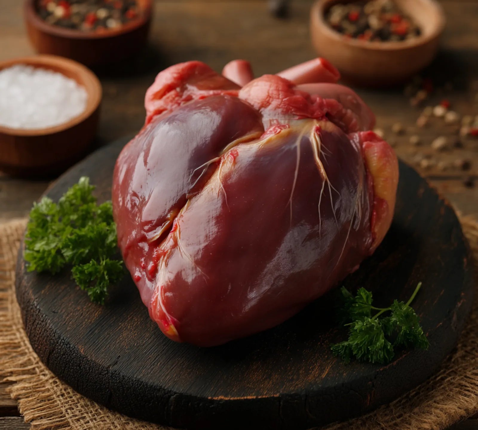 Pork, Heart (1kg) — Pork Heart  — rich flavour, lean protein, and traditional British butchery at its best