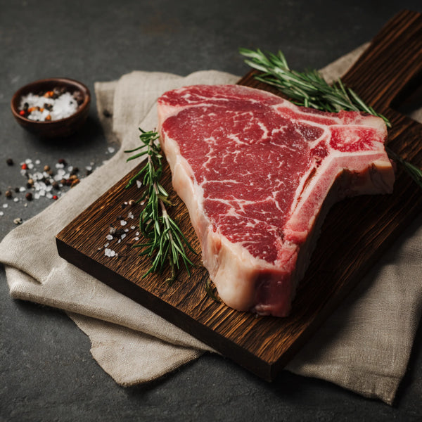 Beef T-Bone Steaks (2 x 16oz/450g)