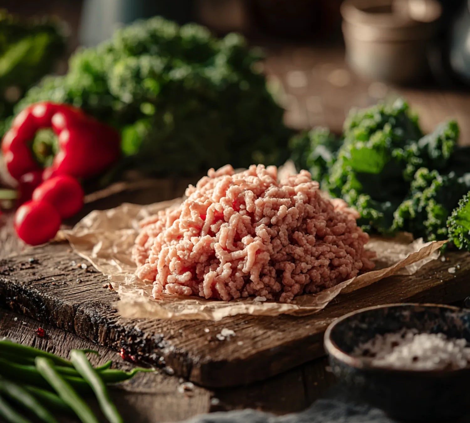 Free Range Chicken Mince in recyclable tray — lean British poultry from The Black Farmer