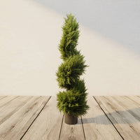 Spiral Cypress Artificial UV Resistant Outdoor Tree