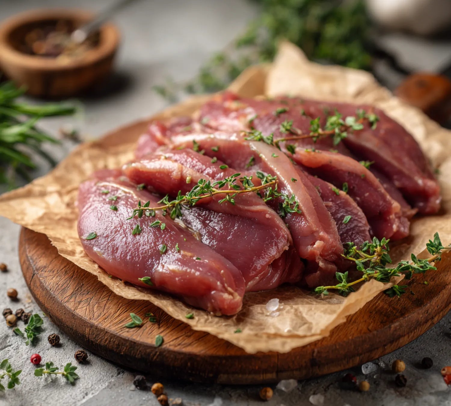 British duck stir fry strips in pack — tender, quick-cook duck for Asian dishes and high-flavour meals.