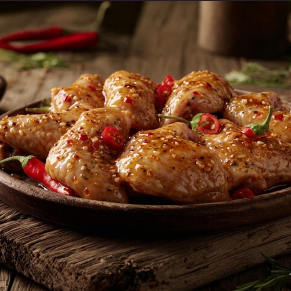 Free Range Chicken Wings - Various Flavours (500g)
