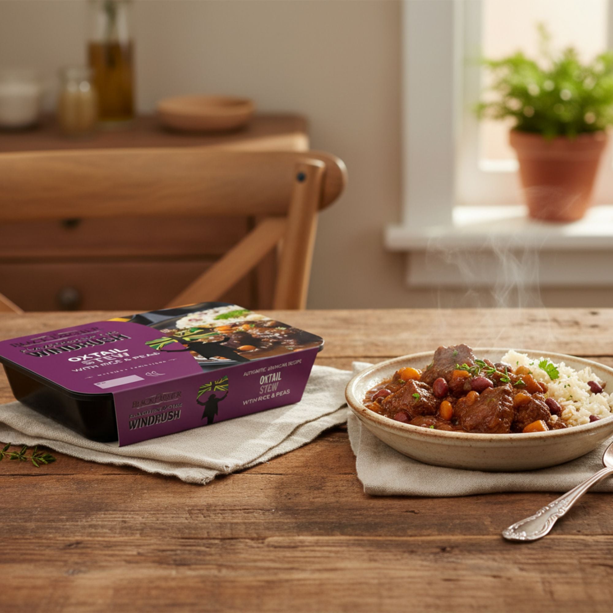 The Black Farmer Oxtail Stew with Rice & Peas 360g