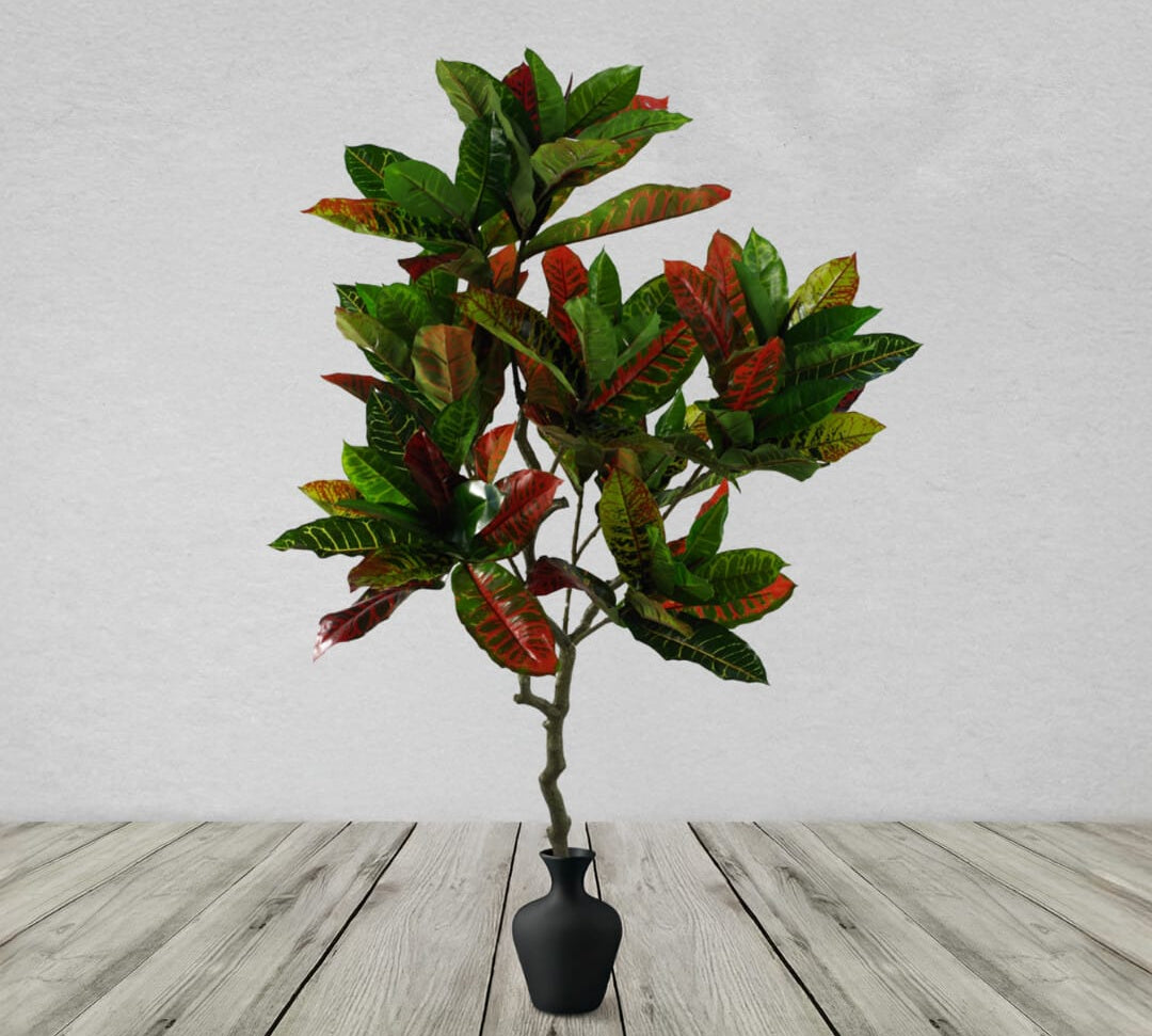 Artificial Codiaeum Multicoloured House Plant 130cm 1