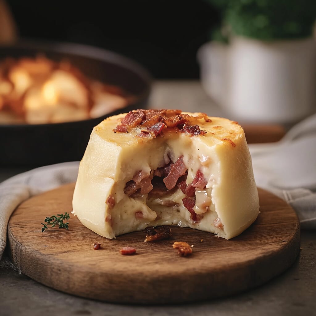 Bacon Onion Pudding