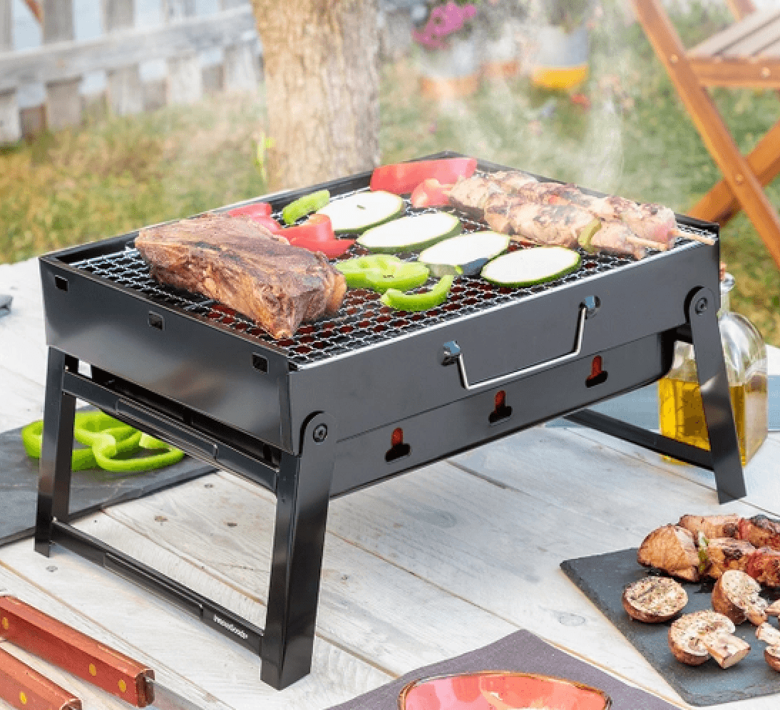 Bearbq Portable Folding Charcoal Barbecue