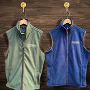 The Black Farmer Gilet - Navy Blue and Moss Green